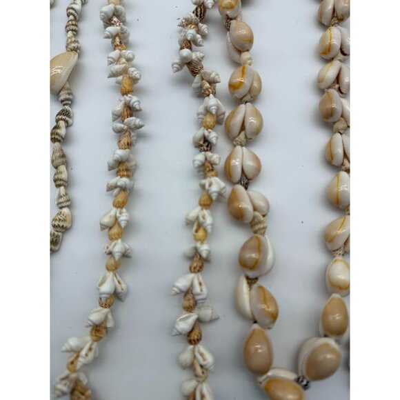 Beautiful Vintage Shell Necklaces, handmade necklace lot, long necklaces - Picture 4 of 5
